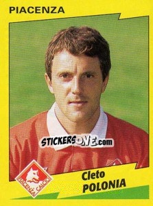 Sticker Cleto Polonia - Calciatori 1996-1997 - Panini