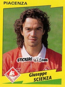 Sticker Giuseppe Scienza - Calciatori 1996-1997 n. 256 - Panini