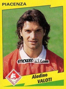 Figurina Aladino Valoti - Calciatori 1996-1997 - Panini