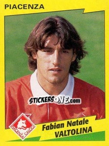 Figurina Fabian Natale Valtolina - Calciatori 1996-1997 - Panini