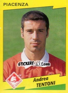 Sticker Andrea Tentoni - Calciatori 1996-1997 - Panini