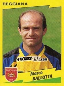 Sticker Marco Ballotta - Calciatori 1996-1997 n. 267 - Panini