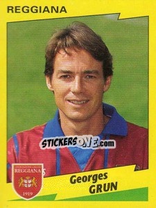 Sticker Georges Grun - Calciatori 1996-1997 - Panini