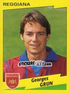 Figurina Georges Grun - Calciatori 1996-1997 - Panini