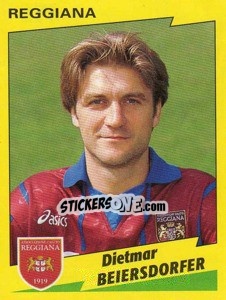 Sticker Dietmar Beiersdorfer - Calciatori 1996-1997 n. 271 - Panini