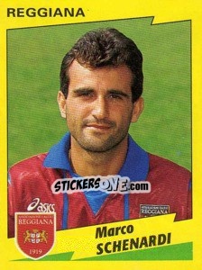 Sticker Marco Schenardi - Calciatori 1996-1997 n. 278 - Panini