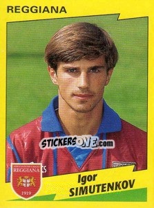 Cromo Igor Simutenkov - Calciatori 1996-1997 - Panini