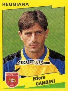 Sticker Ettore Gandini - Calciatori 1996-1997 n. 282 - Panini