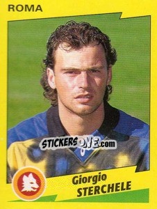 Sticker Giorgio Sterchele - Calciatori 1996-1997 - Panini