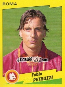 Figurina Fabio Petruzzi - Calciatori 1996-1997 - Panini