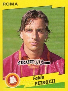 Sticker Fabio Petruzzi - Calciatori 1996-1997 n. 288 - Panini