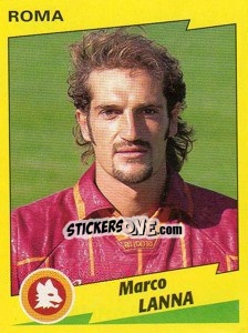 Sticker Marco Lanna - Calciatori 1996-1997 - Panini