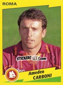 Cromo Amedeo Carboni - Calciatori 1996-1997 n. 291 - Panini
