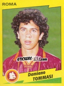 Sticker Damiano Tommasi - Calciatori 1996-1997 n. 292 - Panini