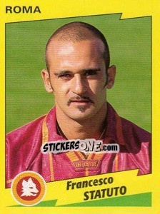 Sticker Francesco Statuto - Calciatori 1996-1997 n. 294 - Panini