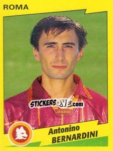 Figurina Antonio Bernardini - Calciatori 1996-1997 - Panini