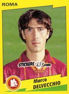 Cromo Marco Delvecchio - Calciatori 1996-1997 - Panini