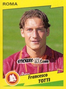 Figurina Francesco Totti - Calciatori 1996-1997 - Panini