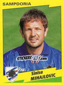 Sticker Sinisa Mihajlovic - Calciatori 1996-1997 n. 309 - Panini