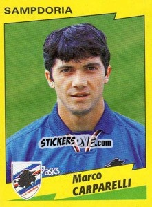 Sticker Marco Carparelli - Calciatori 1996-1997 n. 316 - Panini