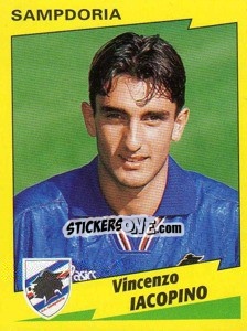 Sticker Vincenzo Iacopino - Calciatori 1996-1997 n. 318 - Panini