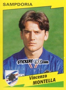 Sticker Vincenzo Montella - Calciatori 1996-1997 - Panini