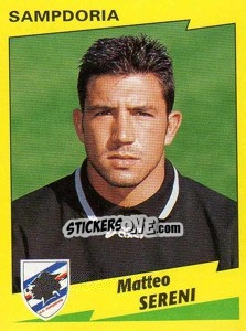 Sticker Matteo Sereni - Calciatori 1996-1997 n. 320 - Panini