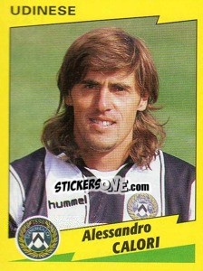 Sticker Alessandro Calori - Calciatori 1996-1997 - Panini