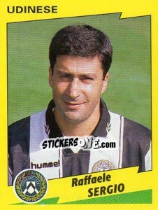 Sticker Raffaele Sergio - Calciatori 1996-1997 - Panini