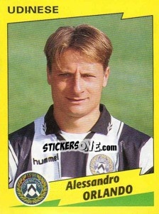 Sticker Alessandro Orlando - Calciatori 1996-1997 - Panini