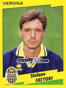 Sticker Stefano Fattori - Calciatori 1996-1997 n. 344 - Panini
