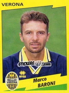 Figurina Marco Baroni - Calciatori 1996-1997 - Panini