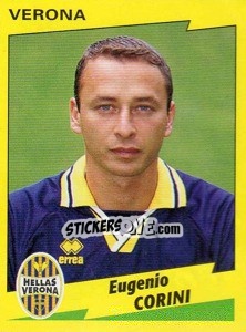 Figurina Eugenio Corini - Calciatori 1996-1997 - Panini