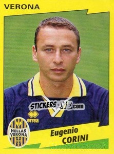 Sticker Eugenio Corini - Calciatori 1996-1997 n. 351 - Panini