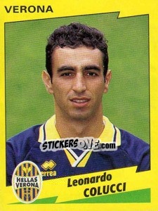 Cromo Leonardo Colucci - Calciatori 1996-1997 - Panini