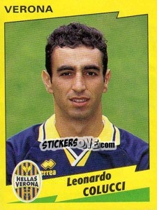 Sticker Leonardo Colucci - Calciatori 1996-1997 n. 352 - Panini