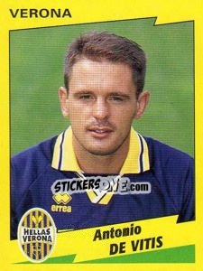 Sticker Antonio de Vitis - Calciatori 1996-1997 - Panini