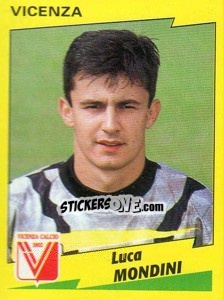 Sticker Luca Mondini - Calciatori 1996-1997 - Panini