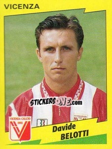 Sticker Davide Belotti - Calciatori 1996-1997 - Panini