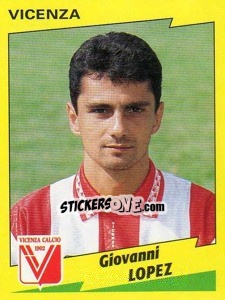 Sticker Giovanni Lopez - Calciatori 1996-1997 - Panini