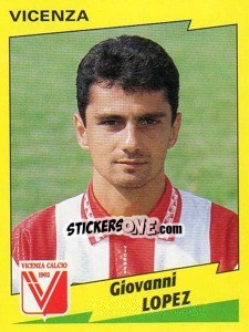 Sticker Giovanni Lopez - Calciatori 1996-1997 n. 366 - Panini