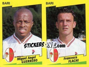 Cromo Guerrero / Flachi  - Calciatori 1996-1997 - Panini