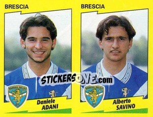 Figurina Adani / Savino  - Calciatori 1996-1997 - Panini