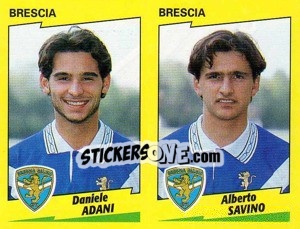 Sticker Adani / Savino  - Calciatori 1996-1997 n. 390 - Panini