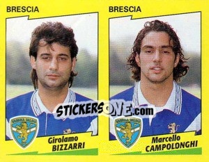 Cromo Bizzarri / Campolonghi  - Calciatori 1996-1997 - Panini