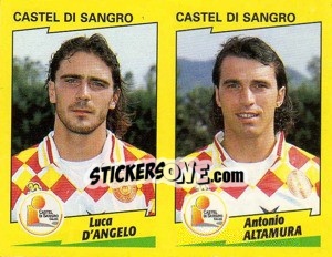 Sticker D'Angelo / Altamura  - Calciatori 1996-1997 n. 399 - Panini
