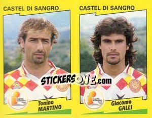Sticker Martino / Galli  - Calciatori 1996-1997 - Panini