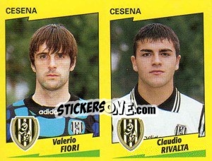 Figurina Fiori / Rivalta  - Calciatori 1996-1997 - Panini