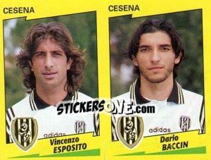 Sticker Esposito / Baccin  - Calciatori 1996-1997 n. 409 - Panini