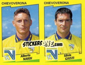 Sticker Nardi / Giusti  - Calciatori 1996-1997 n. 420 - Panini